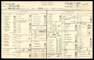 WPA household census for 224 WEST 111TH STREET, Los Angeles County