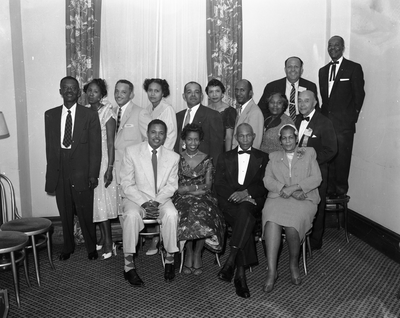 Group photograph of men and women