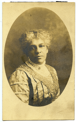 Portrait of unidentified woman