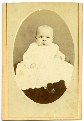 Portrait of unidentified infant