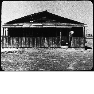 House with front porch, Dunbar Road, Allensworth, California