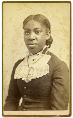 Portrait of unidentified woman