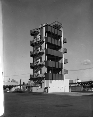 Oakland Fire Department firefighter drill tower