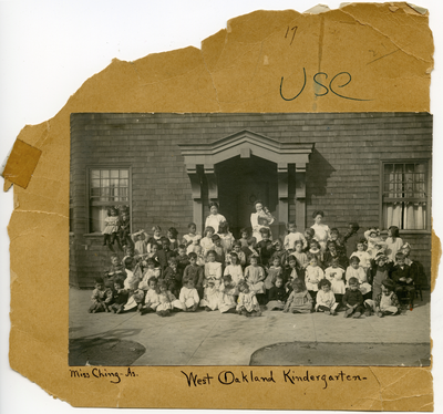 Class photograph, West Oakland Kindergarten