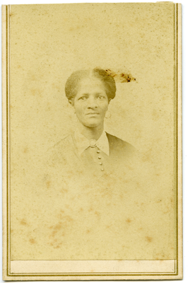 Portrait of unidentified woman