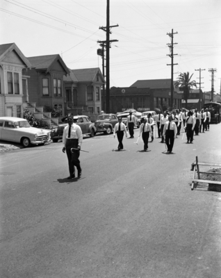 Masons marching in parade Oakland, California