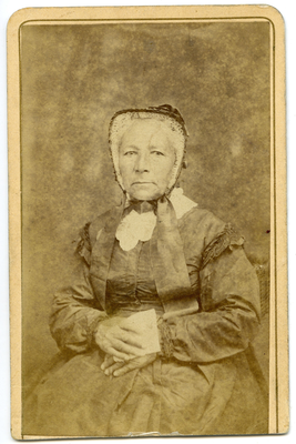 Portrait of unidentified woman