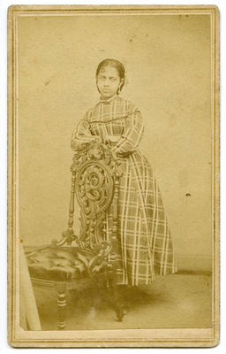 Portrait of unidentified woman