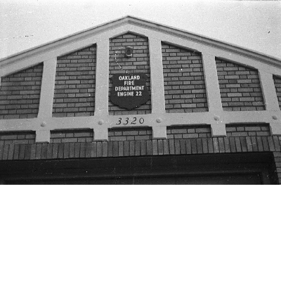 Exterior of Oakland Fire Station Engine No. 22