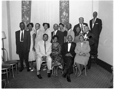 Group photograph of men and women