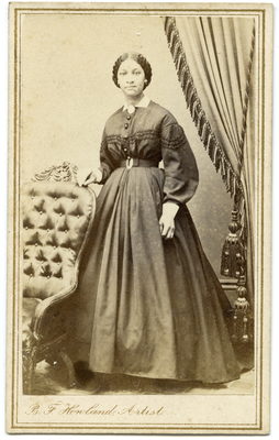 Portrait of unidentified woman