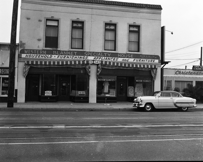 Exterior of Western Blanket Specialty House building