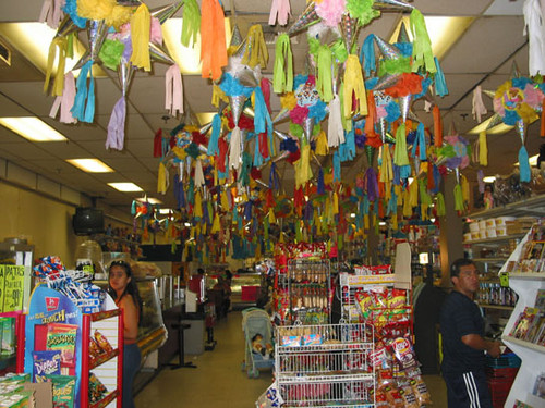 Interior of the Fiesta Imperial Market on Fourth Street, August 2002
