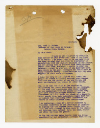 Letter from J. D. Black to Fred B. Balzar