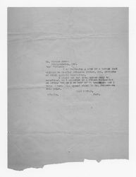 Letter from J. D. Black to Vivian Jones