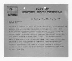 Telegram to Mark Q. Watterson