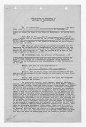 Certificate of Amendment of Articles of Incorporation of Big Pine Water Association