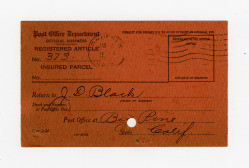 Letter from Big Pine Reparations Association to George W. P. Hunt