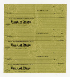 Bank of Italy checks