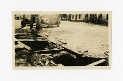 Big Pine, ditch and black headgate: street view
