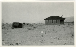 Center Schoolhouse. Owens Valley, California