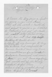 Statement of damages by E. R. Cornell