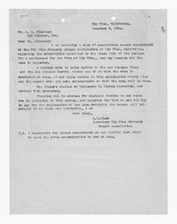 Letters from J. D. Black to J. C. Claussen, Los Angeles Times, and Los Angeles Record with an unsigned statement by Frank Butler