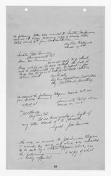 Communications between Big Pine Reparations Association and J. M. Inman