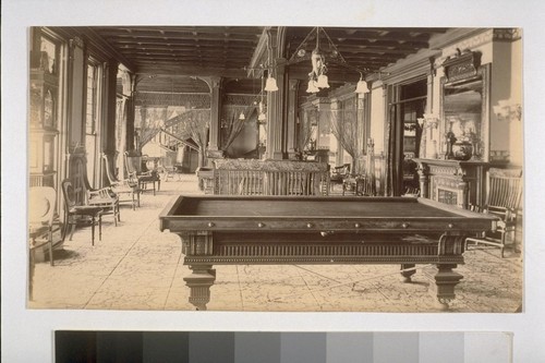 Coronado Hotel. Ladies' Billiard Room. "The Coronado Hotel--San Diego." No. 146