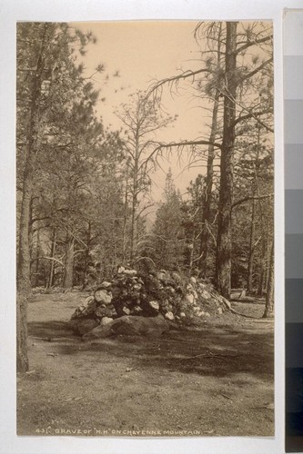 Grave of "H.H." on Cheyenne Mountain [Colorado]. 431