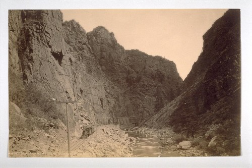 Black Canon of the Gunnison Bridge "B" [Colorado]. 4402