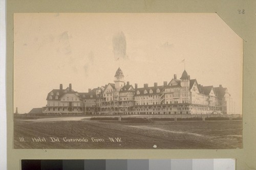 Hotel Del Coronado from N.W. 111