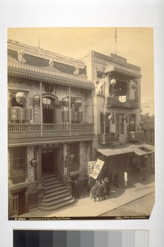 Chinatown, S F [San Francisco], Cal., The Joss Temple. Taber Photo. B 2694