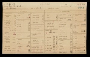 WPA household census for 308 S MAIN, Los Angeles