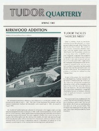 Tudor Newsletters 1985