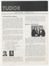 Tudor Newsletters 1979