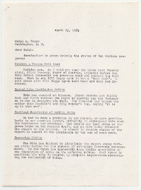 Tudor Newsletters 1954