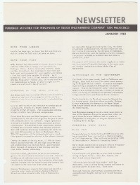 Tudor Newsletters 1965