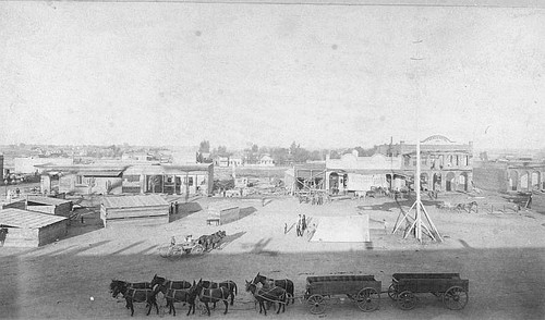 Aftermath, 1886 Fire in Tulare, Calif