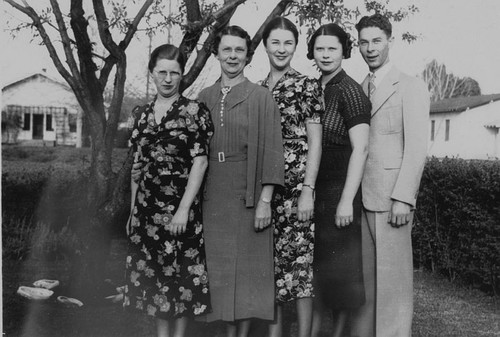 Family Photo, Harper Family, Exeter, Calif