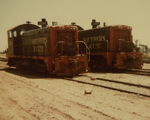 Southern Pacific Railroad Engines, Exeter, Calif