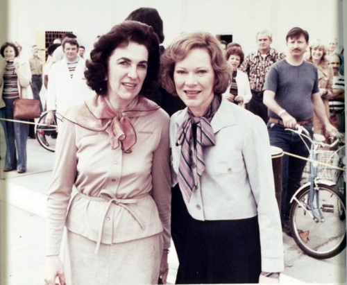 California State Senator Vuich with First Lady Rosalyn Carter