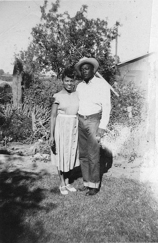 Eddie and Stella Woods, Tulare, Calif., 1939-1940