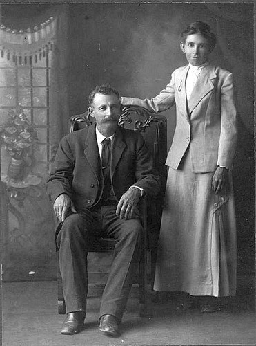 Norton and Mary Tharp, Porterville, Calif., ca 1900
