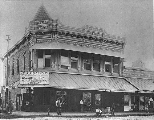 Baker Block, Porterville, Calif., 1894