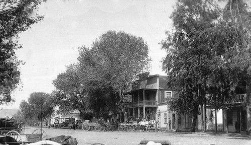Main Street, Porterville, Calif., 1885