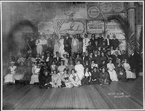 Moore Opera House Cast, Porterville, Calif., 1909