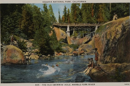 Marble Fork Swimming Hole, Sequoia National Park, Calif