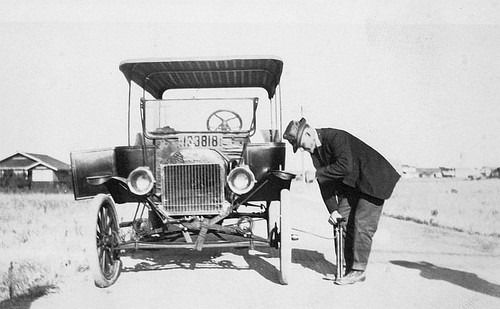 Shorty Wyatt, Tulare, California, 1915
