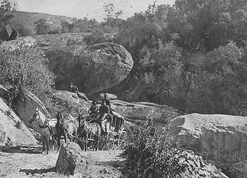 Stagecoach, Eastern Tulare County, Calif., Late 1800s